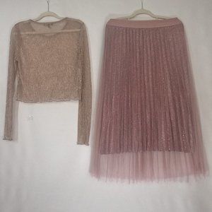 blashe combo blouse and skirt